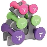 Tone Fitness 20 lb. Hourglass Dumbbell Set