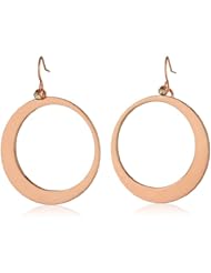 Kenneth Cole New York "Springtime Rose" Sculptural Circle Drop Earrings