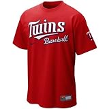 Nike Minnesota Twins Red MLB Practice T-shirt