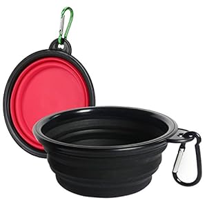 Travel Dog Bowl, Collapsible Pets Travel Bowl 2-Pack For Food & Water Portable Food Bowls For Dogs &Cats With Chip High Grade Silicone Dog Bowls Eco-Friendly & Safely Travel Dog Bowl, Collapsible Pets Travel Bowl 2-Pack For Food & Water Portable Food Bowls For Dogs &Cats With Chip High Grade Silicone Dog Bowls Eco-Friendly & Safely