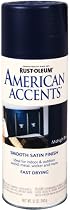 Rust-Oleum 7943830 American Accents 12-Ounce Spray, Satin Midnight Blue