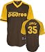 Randy Jones Brown Majestic Cooperstown Throwback San Diego Padres Jersey - X-Large