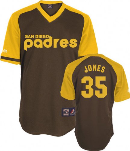 Randy Jones Brown Majestic Cooperstown Throwback San Diego Padres Jersey