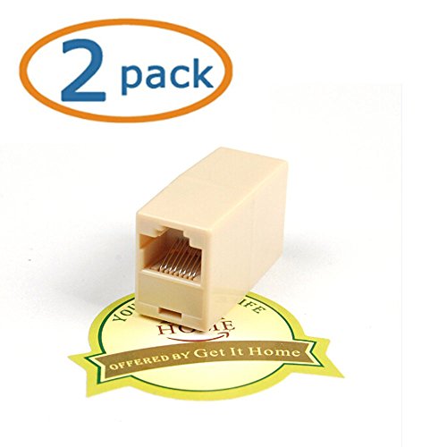 Get It Home (2 Pack)RJ45 Coupler F-F Straight