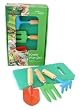 Threesixty Innovation Little Garden Angels Children's 4-Piece Kneel Mat Gardening Tool Set CKMS023