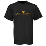 Iowa Hawkeyes Black Campus Yard T-shirt