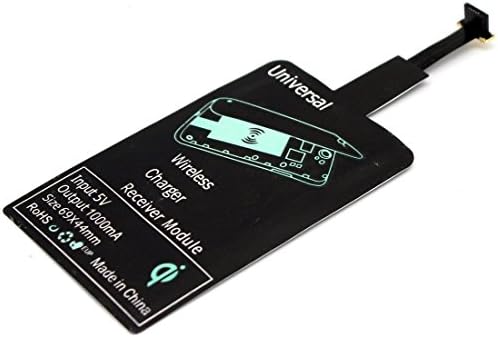 SUPVIN® Universal Qi Wireless Charging Receiver Wireless Charger Receiver Film for Micro-usb of All Android Mobile - Narrow-interface Down