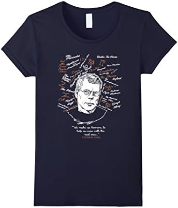 Women's We Make Up Horrors TShirt XL Navy