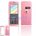 Nokia 6300 (Pink) Solid Snap-On Case Cover with Removable Swivel Belt Clip