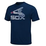 Chicago White Sox Navy Silver Era Retro Logo T-Shirt