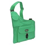 Baggallini UTC308MWMI Baggallini Uptown Bagg Crinkle Meadow Green/Mimosa
