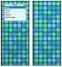 Blue Dots Design Decal Skin Sticker for Apple iPod nano 2G (2nd Generation) 2GB/ 4GB/ 8GB Player