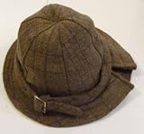 Barbour Wms Tweed Hat plissé Trench Brim | Couleur: Brun | Taille: S