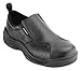 Work Shoes, Men, 13M/W, Slip On, Black, PR