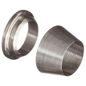Parker 2 A-LOK-316-SET 316 Stainless Steel A-LOK Ferrule Set 1/8" Compression