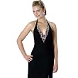 Formal Evening Gown. Stretch Mesh Halter Dress for Prom, Party, Wedding by Sean Collection (8824 )