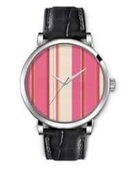 SPRAWL Aanalog Fashion Series Silver Ladies Watches of Genuine Black Leather Strap,Unique Wrist Watch for Women Girls Designed with Roses and coffee bars