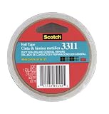 3M 3311-10A Scotch Foil Tape, 2-Inch x 10-Yard, 1-Pack