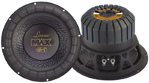 Lanzar MAX10D Max 10-Inch 800 Watt Small Enclosure Dual 4 Ohm Subwoofer