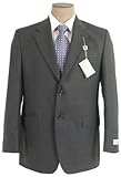 IMAGE OF Ralph Lauren Mens SB 2B Solid Charcoal Gray Wool Suit - Size 38S