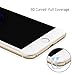 iPhone 7 Plus Screen Protector,IVGUI 0.26mm [Scratch Proof] [Ultra Clear] [High Definition][Easy to Install] 3D Full Coverage Tempered Glass Screen Protection Film 5.5 inch White