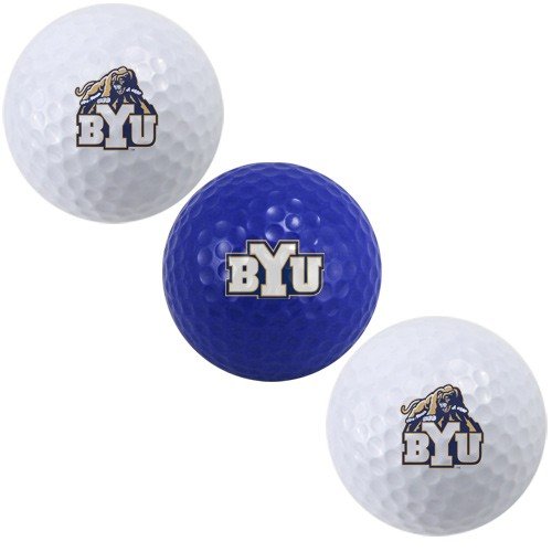 Brigham Young Cougars Three Pack Of Golf Balls