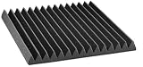 Auralex 2 Wedge Studiofoam Acoustic Foam, Single Panel - Charcoal Gray