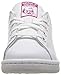 adidas Originals Stan Smith Sneaker, White/White/Bold Pink, 10.5 US Unisex Little Kid
