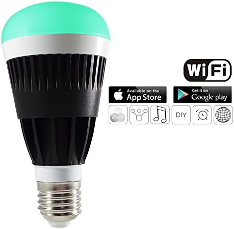 Smartfx 10w Wi-fi Smart LED Light Bulb, Multicolor, Adjustable, Dimmable, Works with Iphone, Ipad Android Phone and Tablet