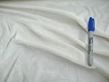 Stretch Velvet White Fabric E217