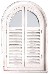 Esschert Design White Window Frame w/French Doors