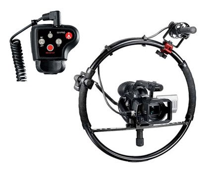 Manfrotto Fig Rig Kit w/595B Video Camera Stabilizer Support,  521PRO Remote Control and 595CLA Clamp
