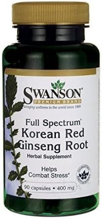 Full-Spectrum Korean Red Ginseng Root 400mg 90 Caps - Swanson Premium (2) by Swanson 616320131470