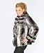 Natural Chinchilla Jacket with Crystal Lined Collar and Sleeves.