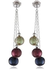 Honora "Vineyard" Freshwater Cultured Pearl Triple Dangle Earrings