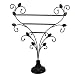 Elegant Earring Tree - Heart Shaped - Black Metal Wire - 17