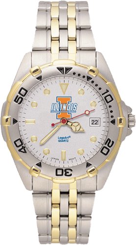 Illinois Fighting Illini Mens Steel Bracelet