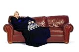 MLB Colorado Rockies Adult Comfy Throw, Officially MLB Licensed Blanket with Sleeves by Northwest "Smoke" Design