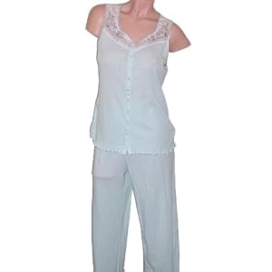Buy Aria Green Pointelle Sleeveless Crop Pants Pajama Set A2871229 by var goTwisterProductImageStrings = new Object();goTwisterProductImageStrings['prodImageNotAvailTextNoColor'] = 
