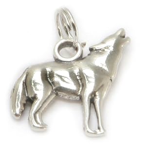 Buy Sterling Silver HOWLING WOLF Charm by Runs with Vampires