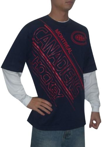 NHL Montreal Canadiens Mens Layered Hockey Jersey Shirt