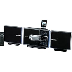 AEG MC 4429 Kompaktanlage (CD/MP3/WMA-Player, 60 Watt PMPO, Kartenslot, iPod-Anschluss, USB 2.0) schwarz