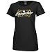 Reebok Pittsburgh Steelers Ladies Black Jennifer Slim Fit T-shirt Image