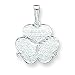 Sterling Silver 3-Piece Best Friends Charm with 20 inch Sterling Silver Chain
