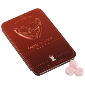 Oral Fixation Mints 7 Deadly Cinnamon, 0.8-Ounce Tins (Pack of 12)