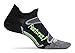 Feetures! Men's Elite Merino+ Cushion No Show Tab, Charcoal + Brilliant Blue, Large