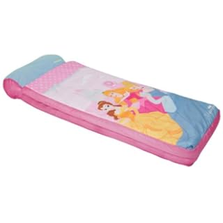 Disney Princess Junior Ready Bed a Sleepover Solution including Inflatable Mattress and Sleeping Bag