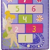 Tinkerbell Hopscotch Game Rug