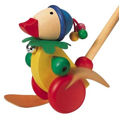 41Zam7EcrsL Selecta Pedella the Walking Duck Wooden Push Toy