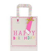 Neon Pink Happy Birthday Small Bag